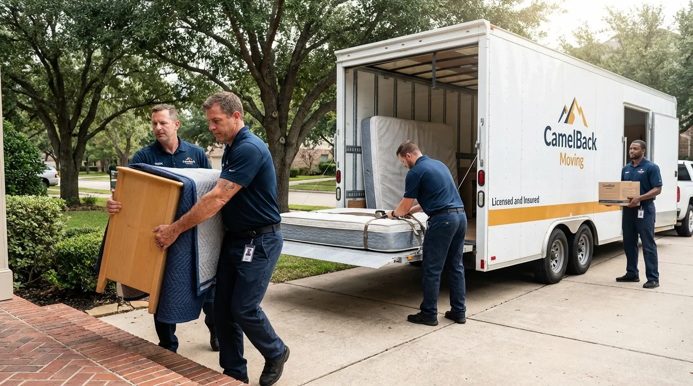 Crew loading residential truck for cross-state move from Silver Grove, KY